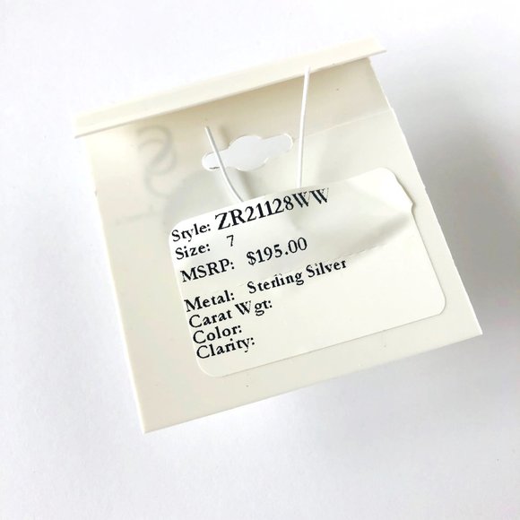 925 Sterling Silver CZ Eternity Band Ring Size 7, Gift, Pave Sparkle - Picture 5 of 5